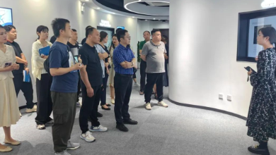 上海市開發區協會考察團赴健培科技考察交流